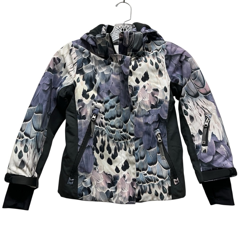 Molo Pearson Fine Feather Ski Snowboard Jacket Girls Size 116 (US 6/7) Purple